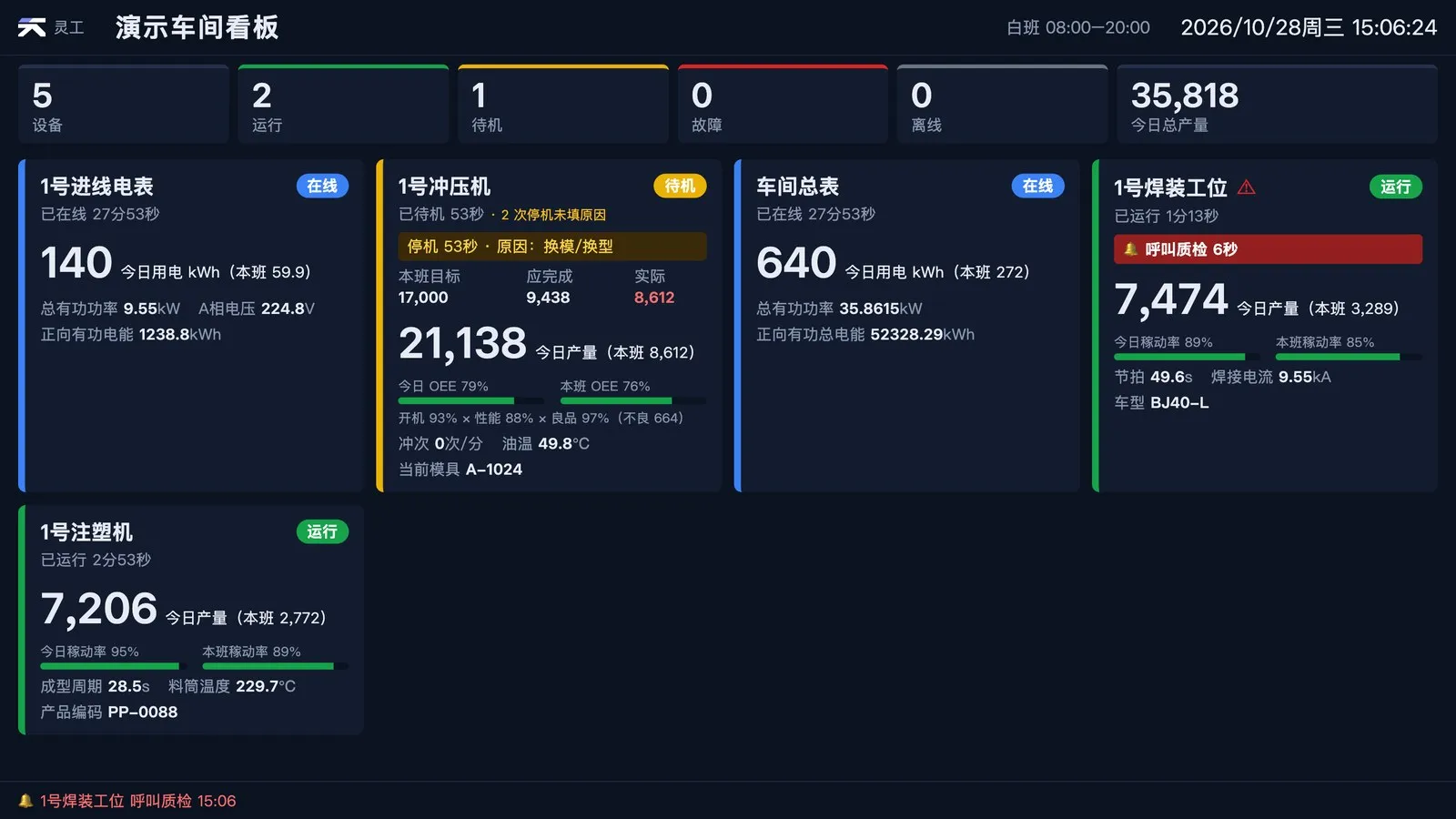 产品界面